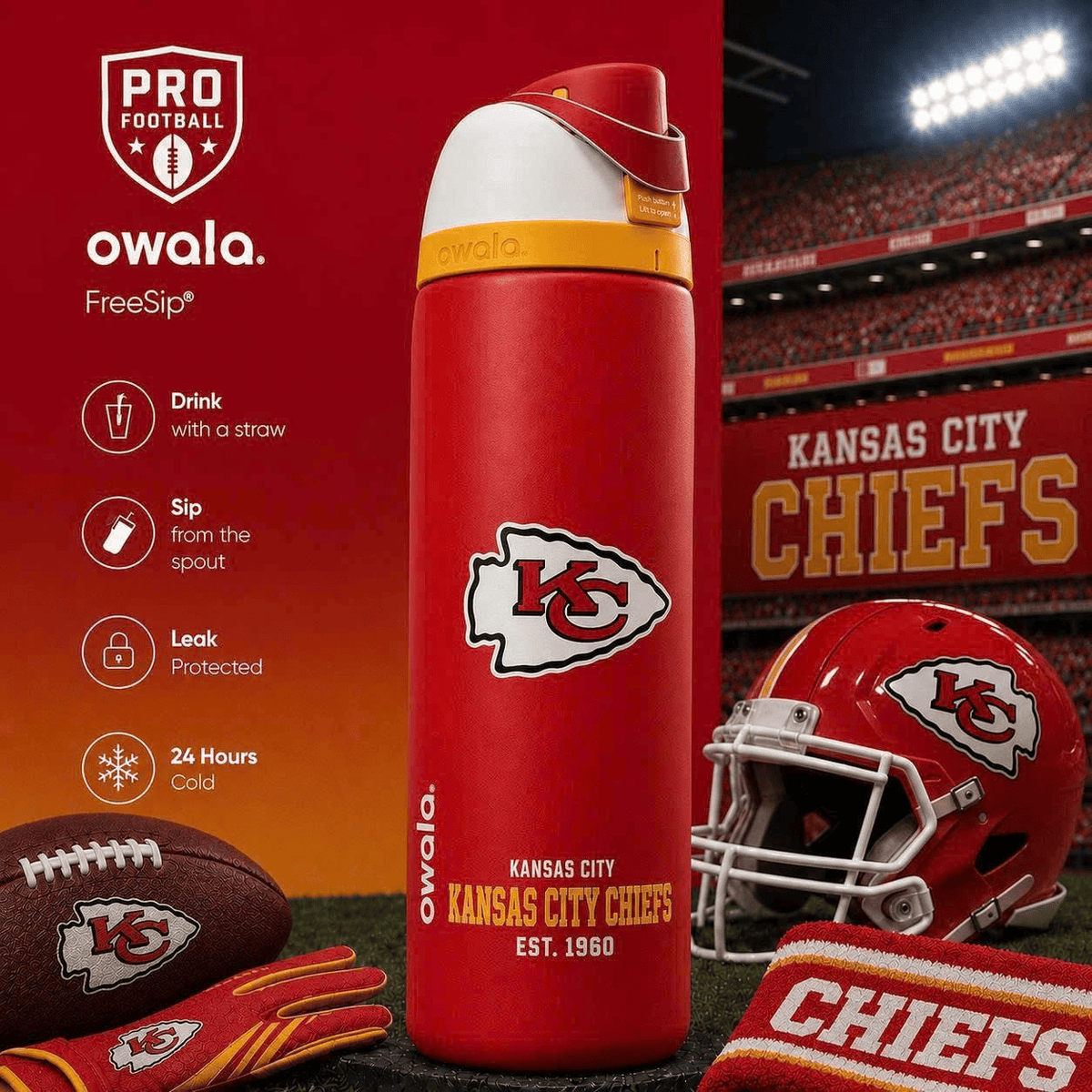 KCC Owala Water Bottle NHVH