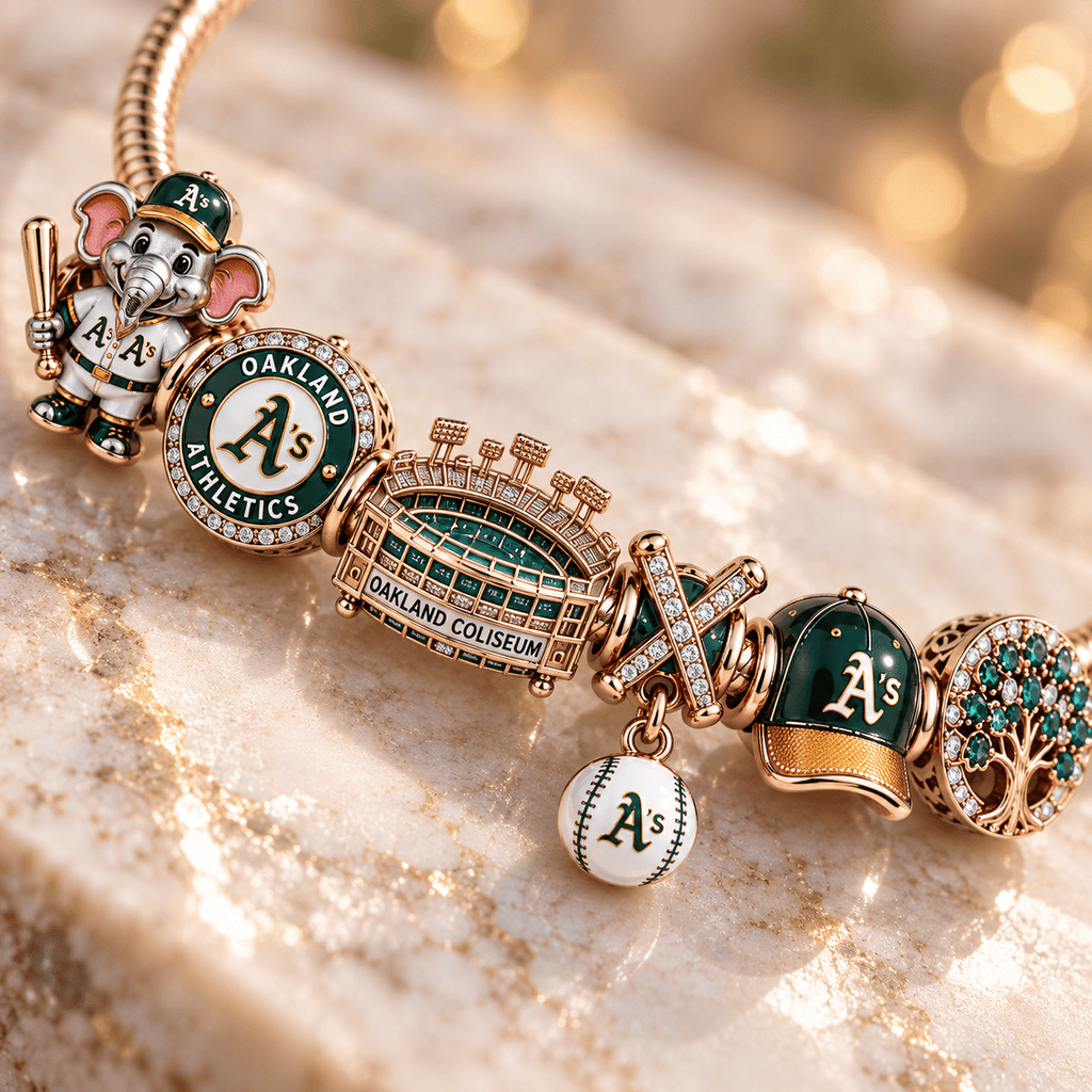 OLA Gold Charm Bracelet Set PNPA
