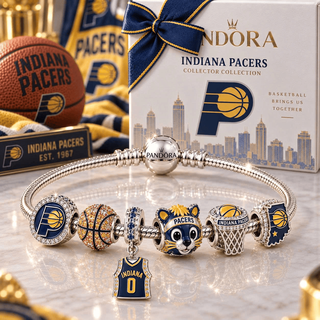 IDP Silver Charm Bracelet Set VTH