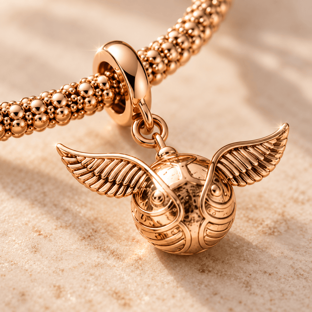HRP Rose Gold Charm Bracelet Set TTTT