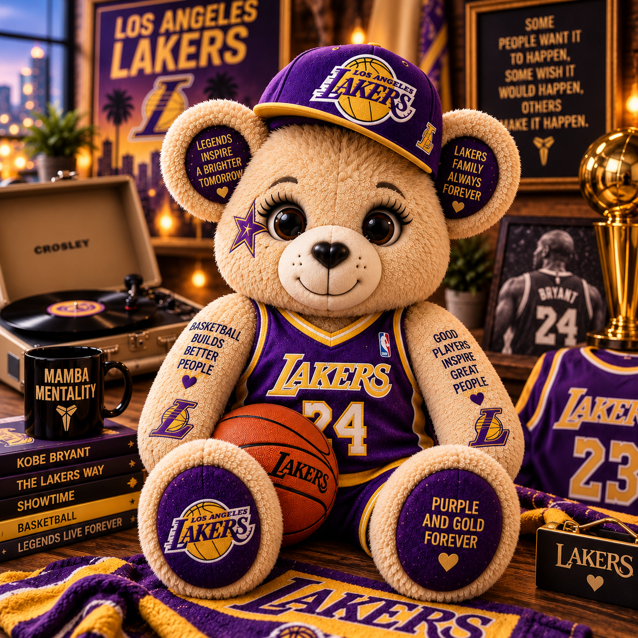 LAL Bear Custom Shaped Pillow