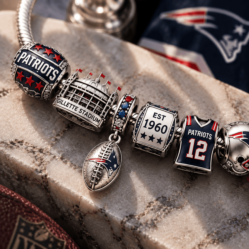 NEP Silver Charm Bracelet Set PTT